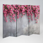 SERENE FLOWER FOLD 6-Panel Room Divider