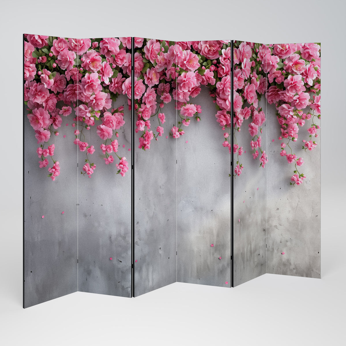 SERENE FLOWER FOLD Biombo de 6 paneles