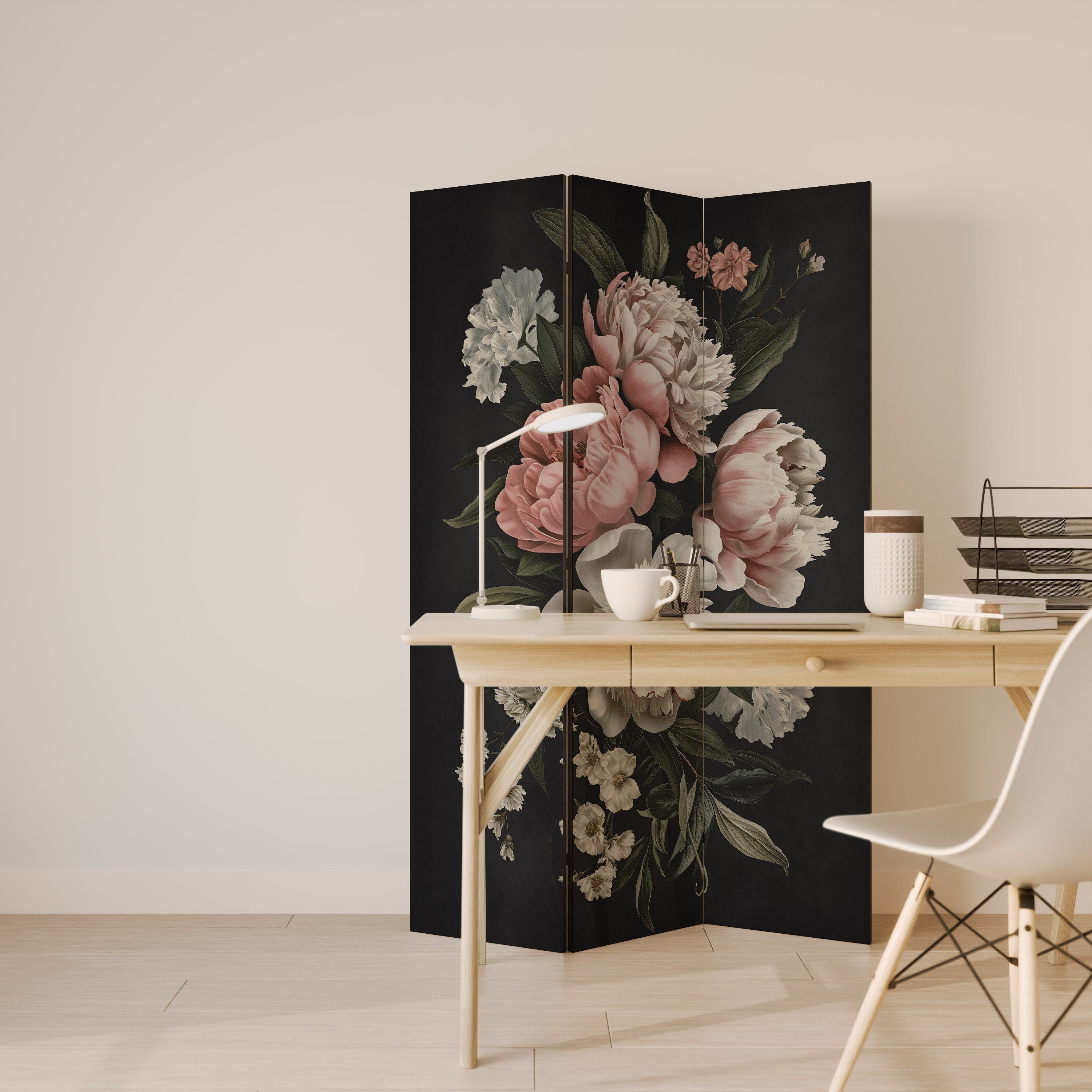 LUSH ELEGANCE Decorative 3-Panel Room Divider
