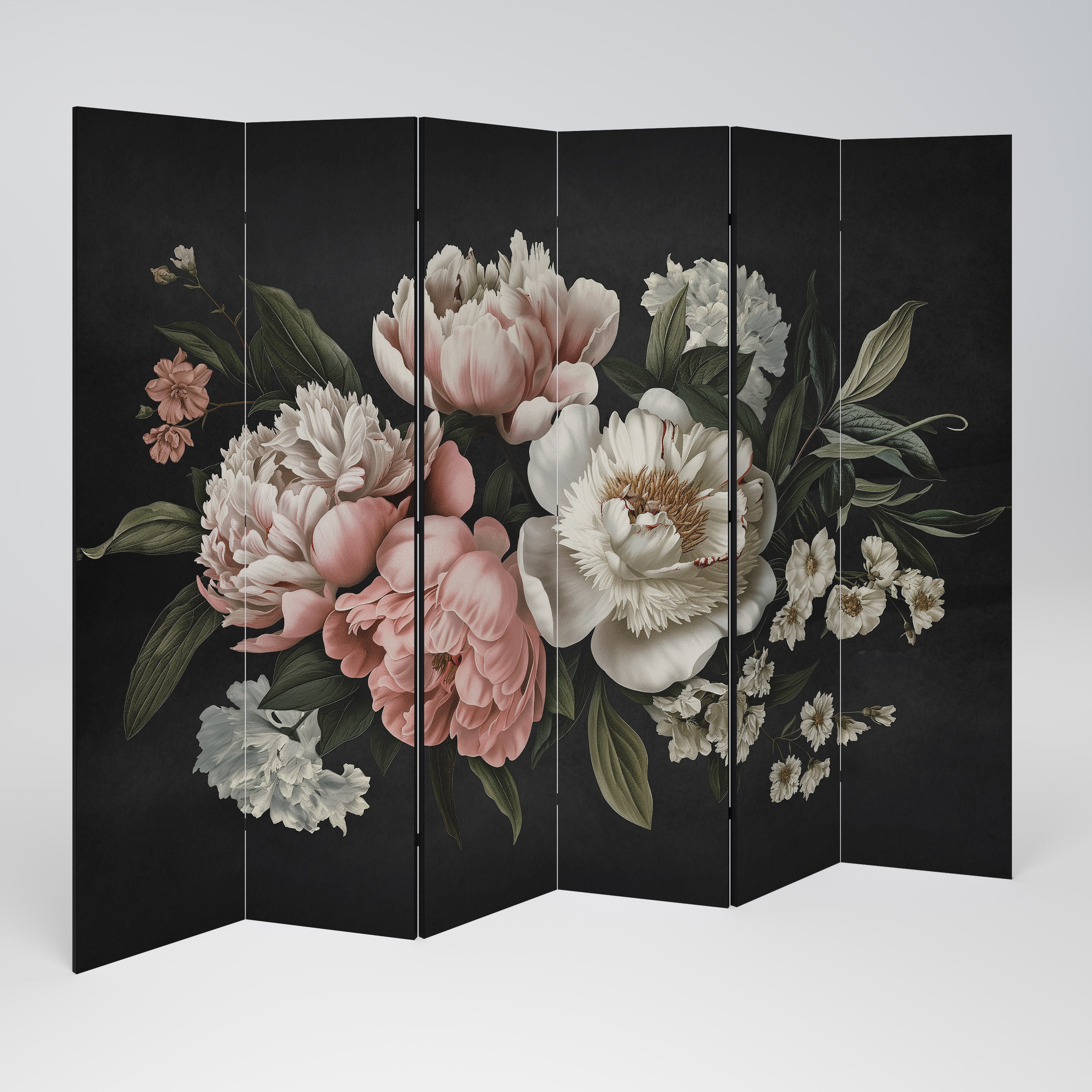 LUSH ELEGANCE Decorative 6-Panel Room Divider