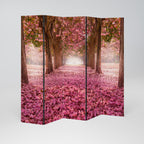 BLOSSOMING PATHWAYS 5-Panel Room Divider