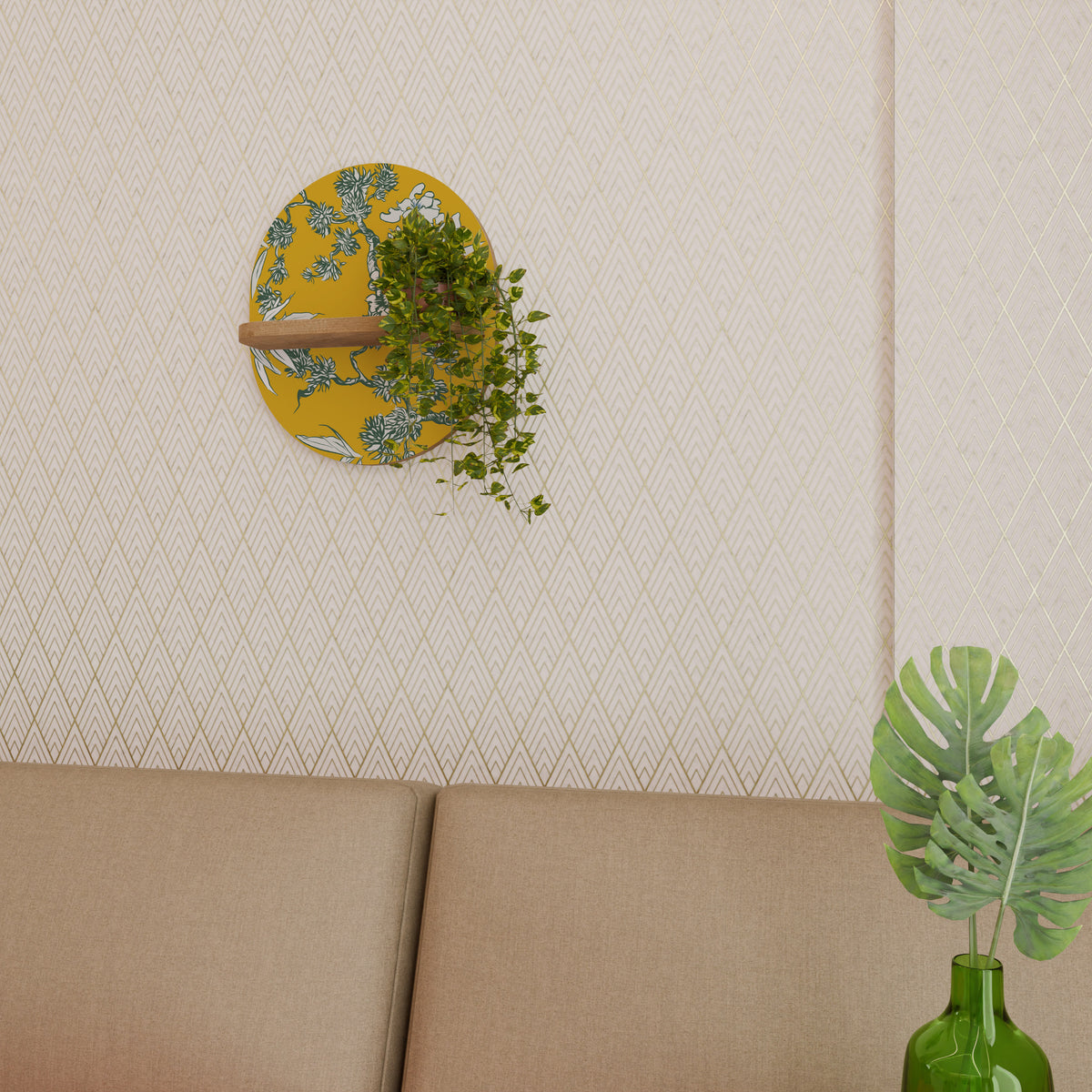 YELLOW CHINOISERIE Estante Artístico
