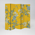 YELLOW CHINOISERIE 5-Panel Room Divider