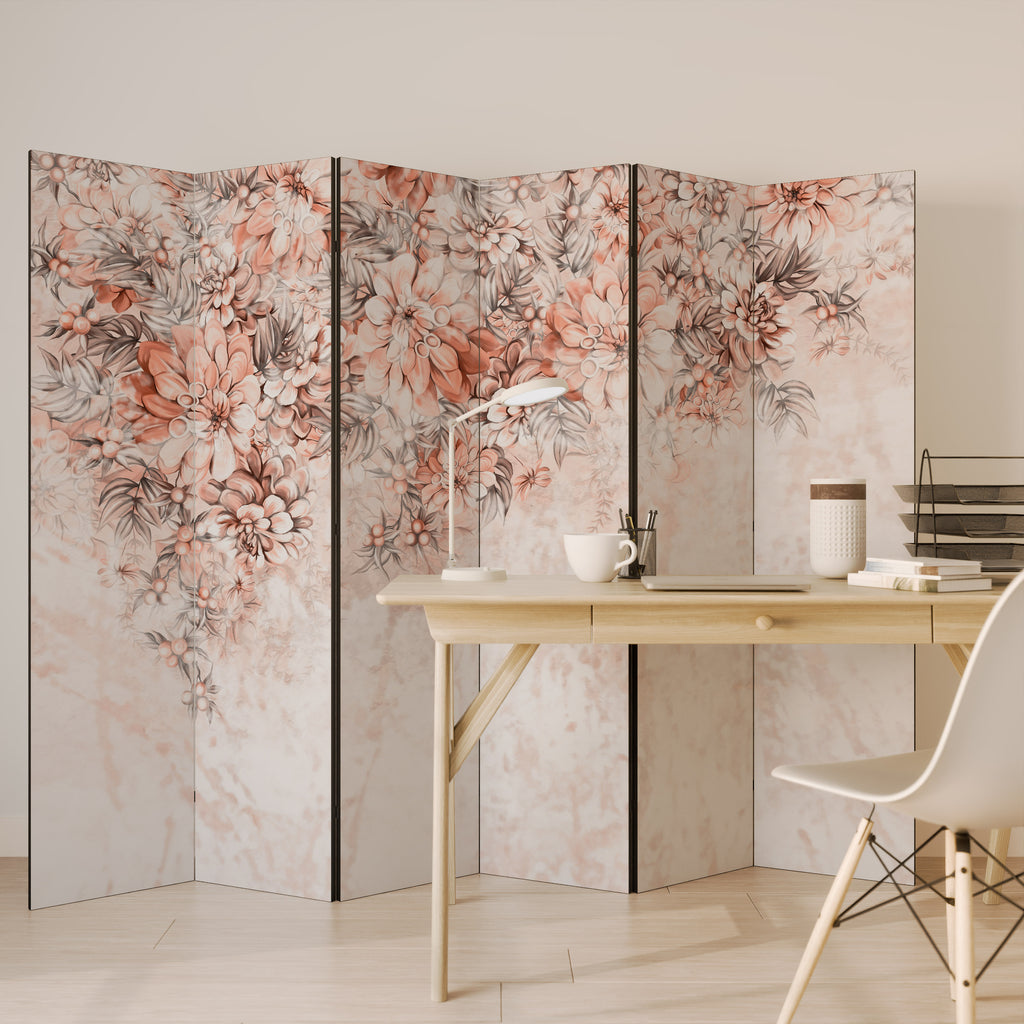 MARBLE GARDEN FANTASY 6-Panel Room Divider