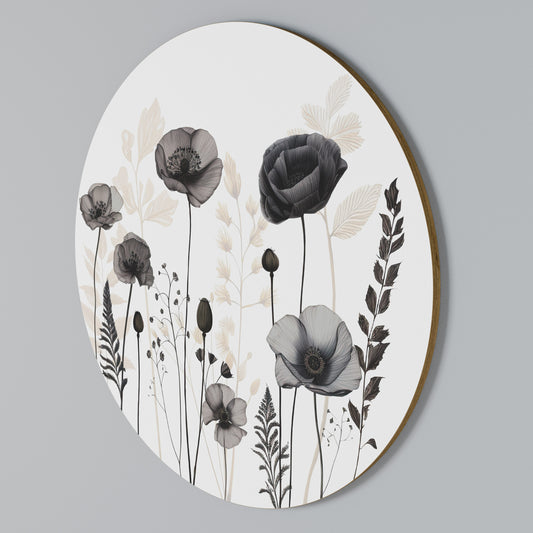 POPPY ALLURE Arte de pared redondo