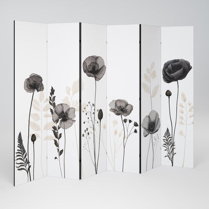 POPPY ALLURE Biombo de 6 paneles
