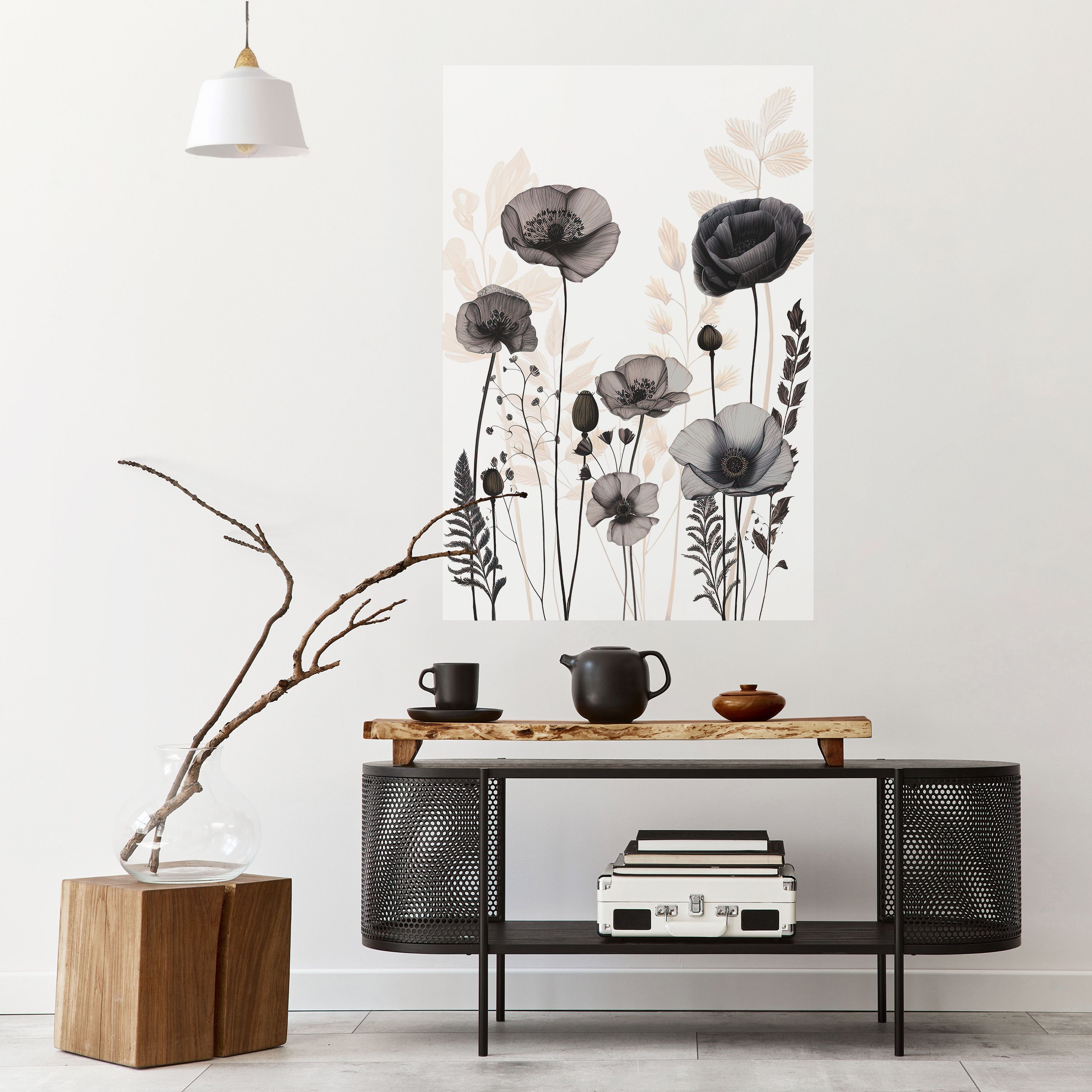 POPPY ALLURE Peel and Stick Vertical Poster