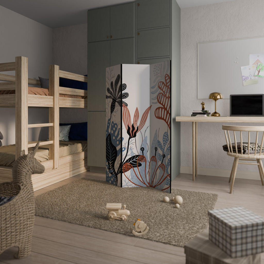 ORGANIC ASSEMBLAGE 3-Panel Room Divider