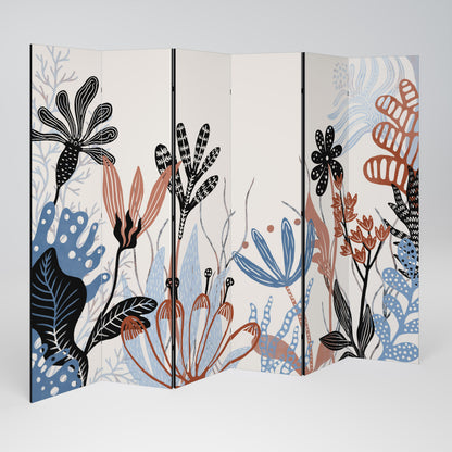 ORGANIC ASSEMBLAGE Biombo de 6 paneles