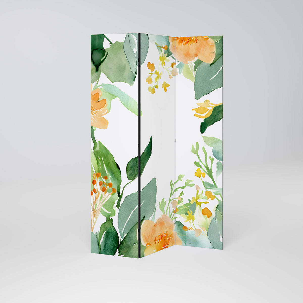 FLORAL SERENITY SPLIT Biombo de 3 paneles