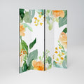 FLORAL SERENITY SPLIT Biombo Decorativo de 4 Paneles