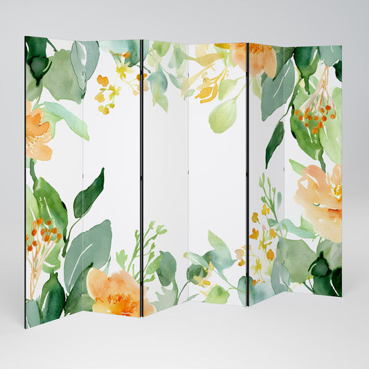 FLORAL SERENITY SPLIT Biombo de 6 paneles