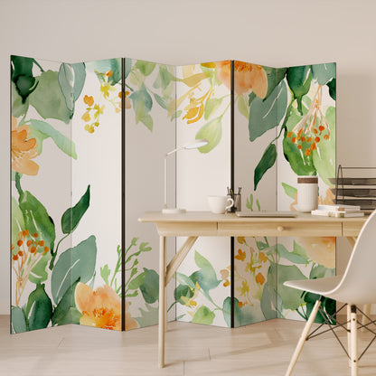 FLORAL SERENITY SPLIT 6-Panel Room Divider