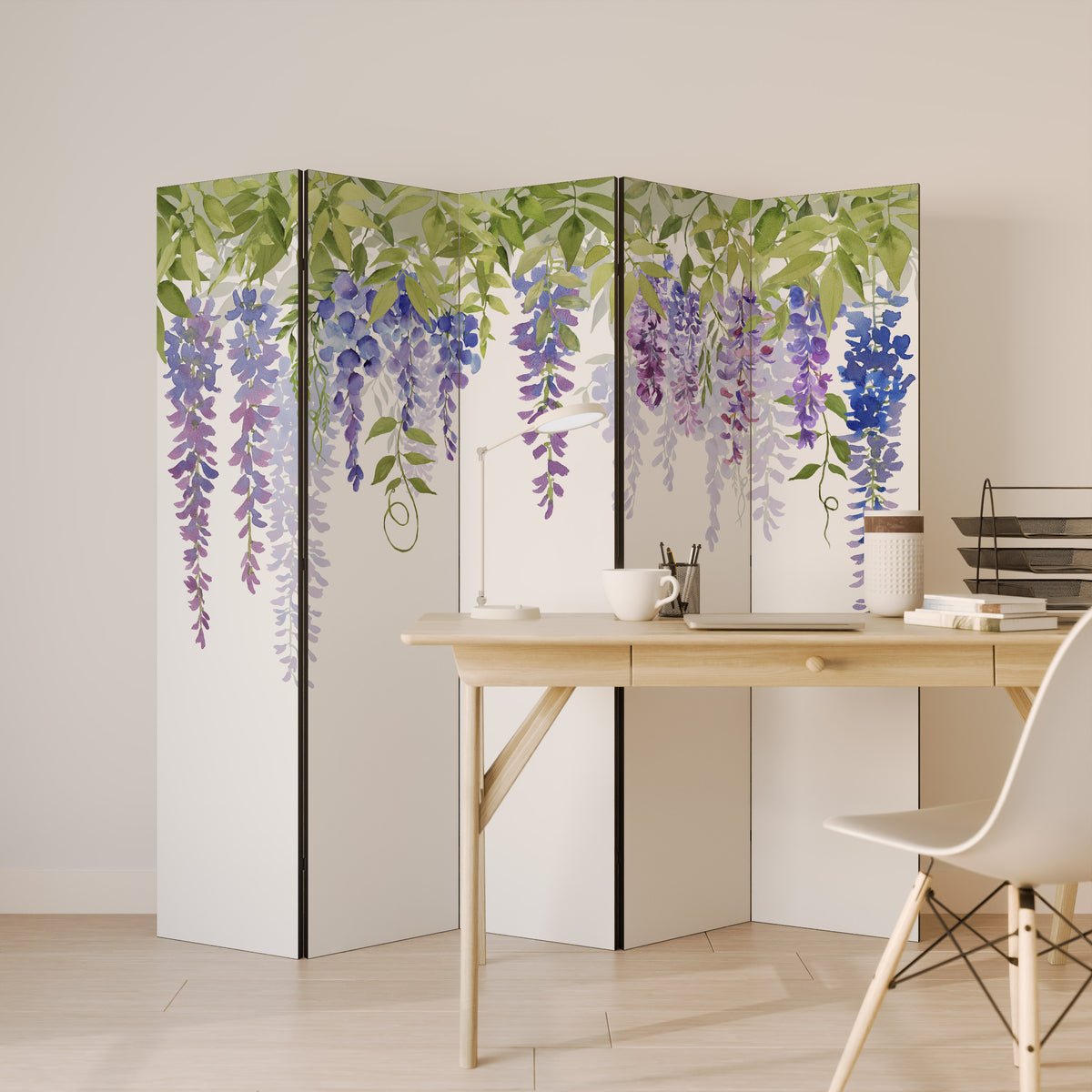 BOTANICAL BREEZE Biombo de 5 paneles