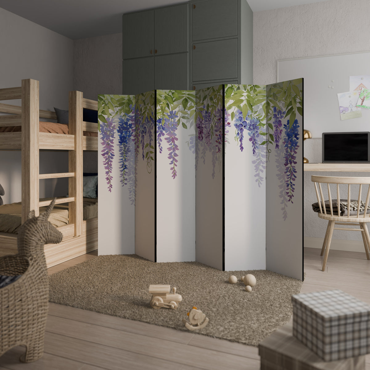 BOTANICAL BREEZE Biombo de 6 paneles