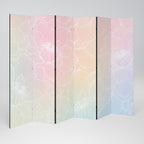 ELEGANT FLORAL FUSION 6-Panel Room Divider