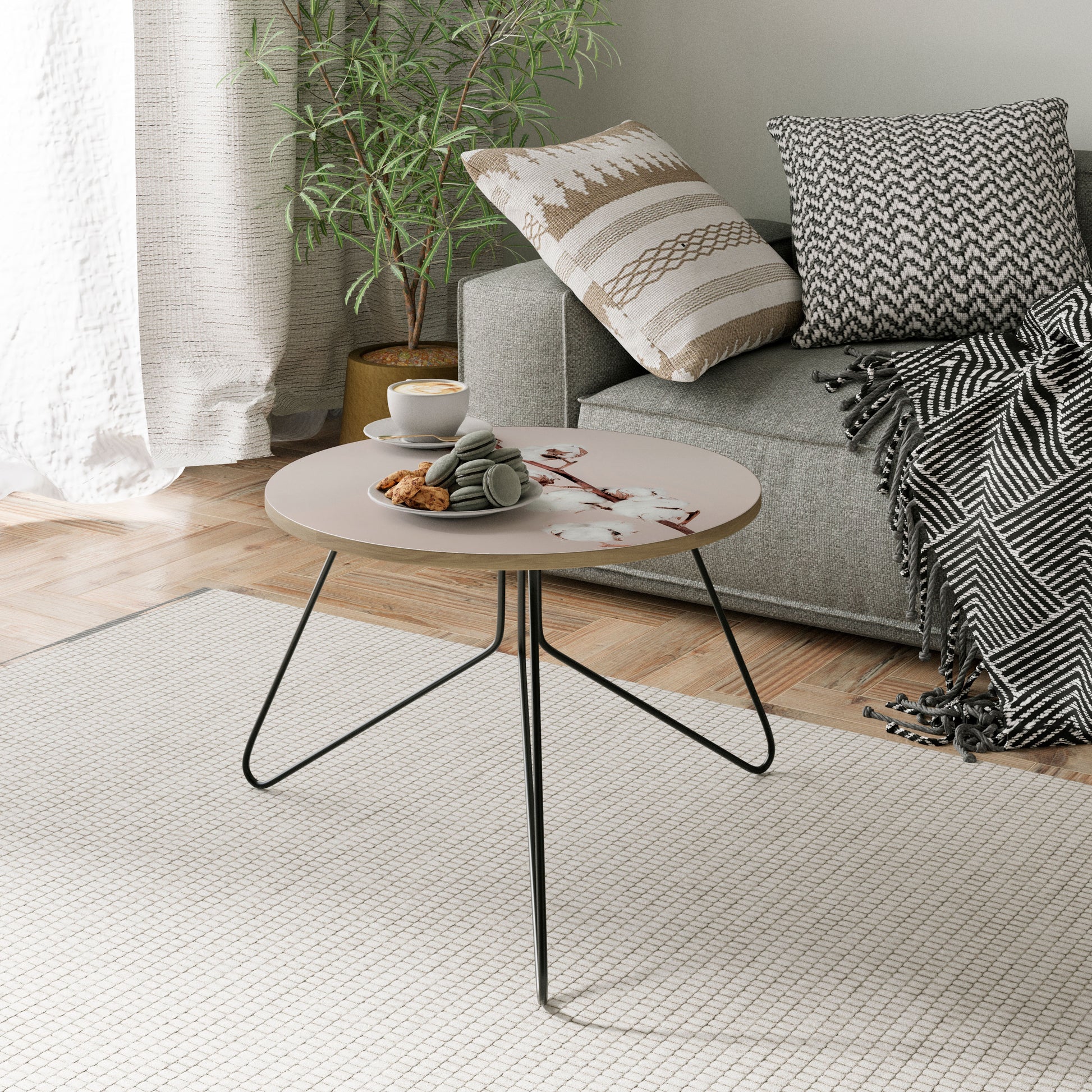 Mesa de centro COTTON CLOUDS IN BALANCE 60