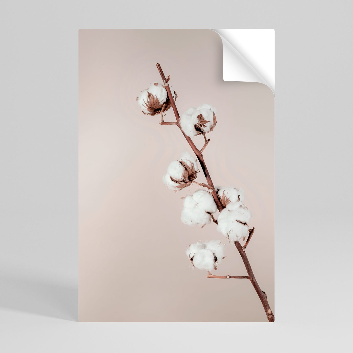 COTTON CLOUDS IN BALANCE Peel and Stick Vertical Poster