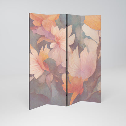 PETAL GRACE Biombo de 4 paneles
