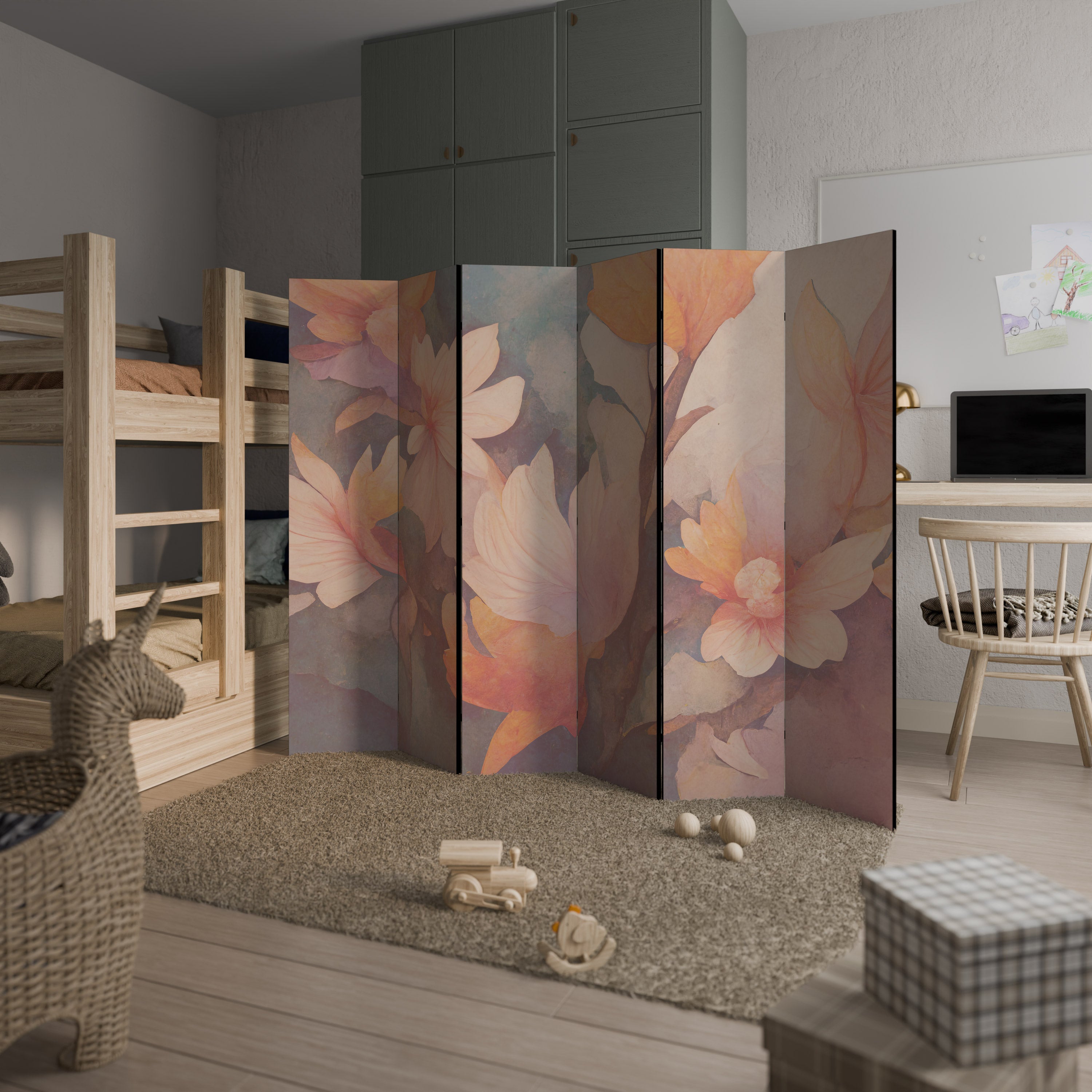 PETAL GRACE 6-Panel Room Divider