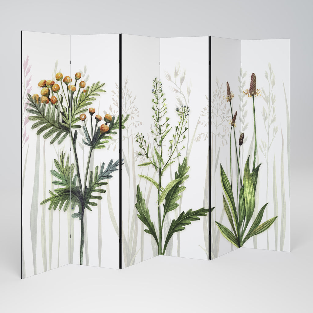 HERBAL DREAM Decorative 6-Panel Room Divider