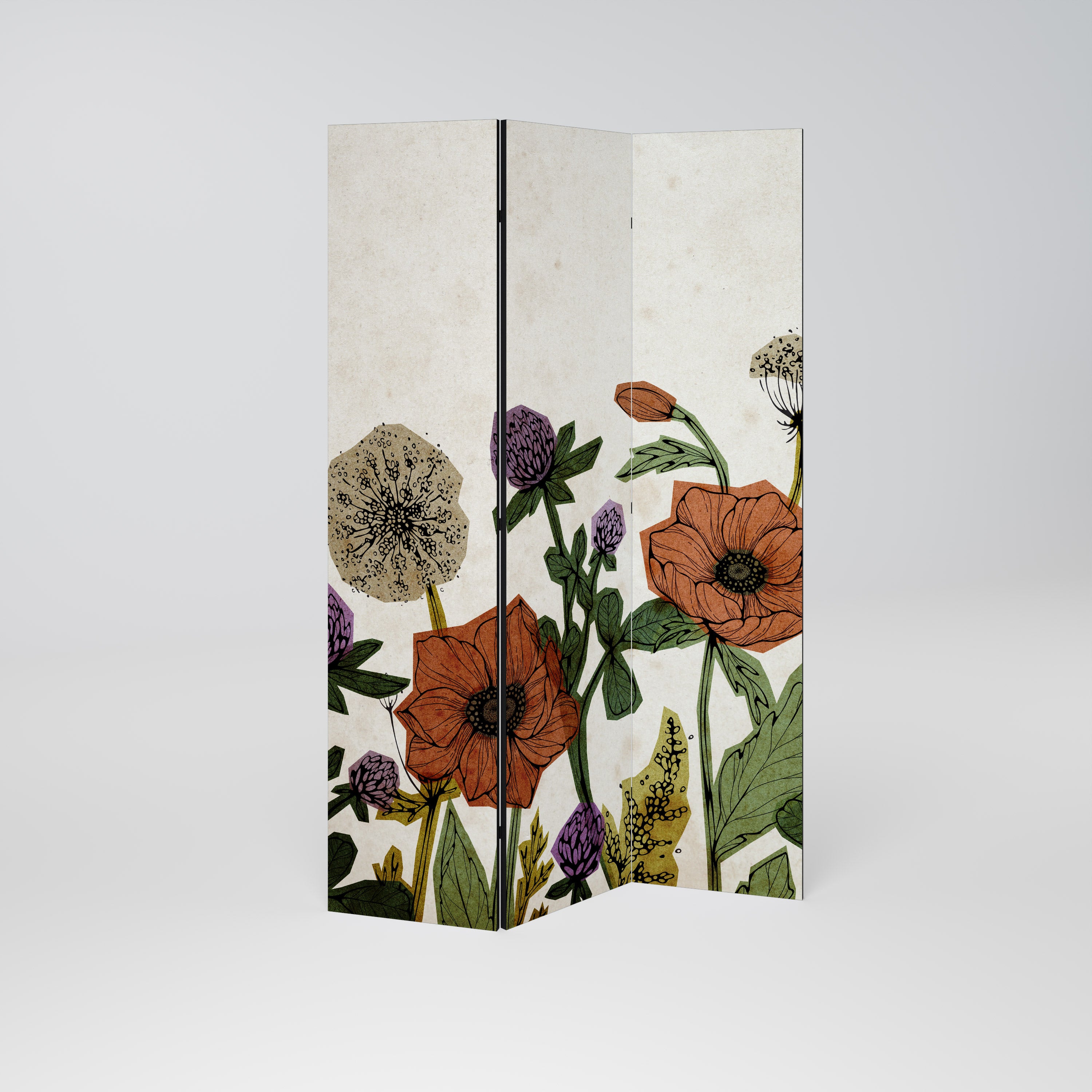 SPROUT ELEGANCE Decorative 3-Panel Room Divider