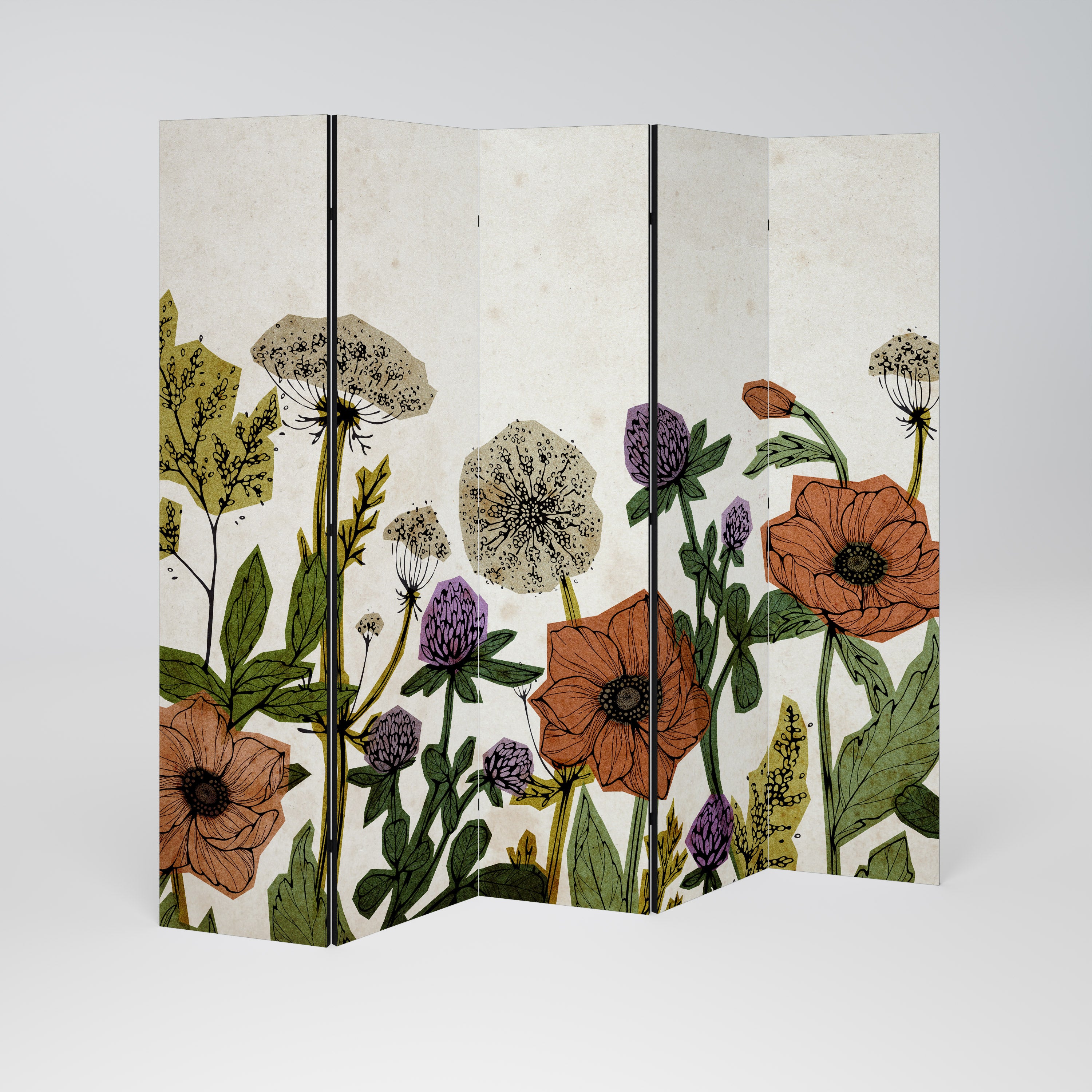SPROUT ELEGANCE Decorative 5-Panel Room Divider