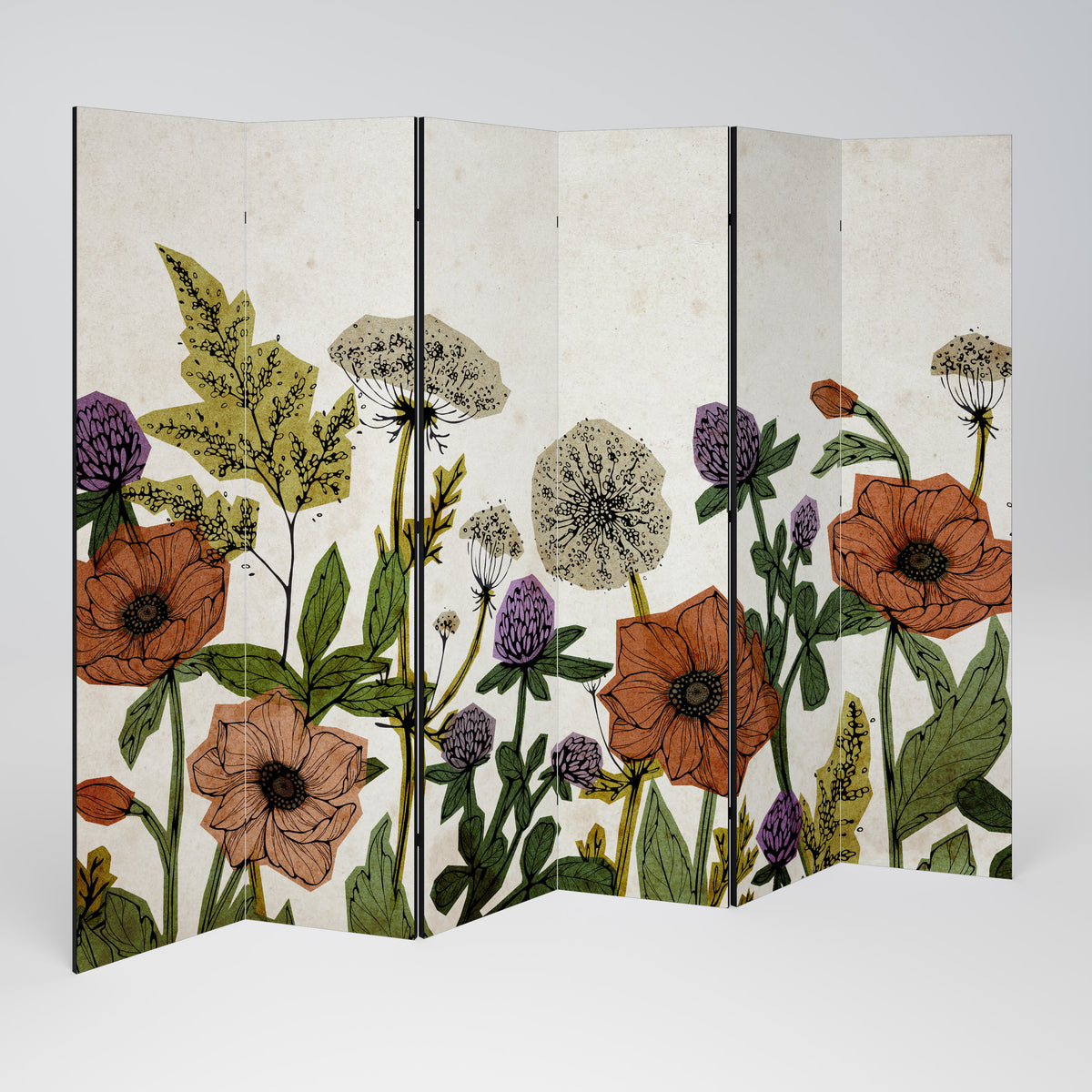 SPROUT ELEGANCE Biombo de 6 paneles