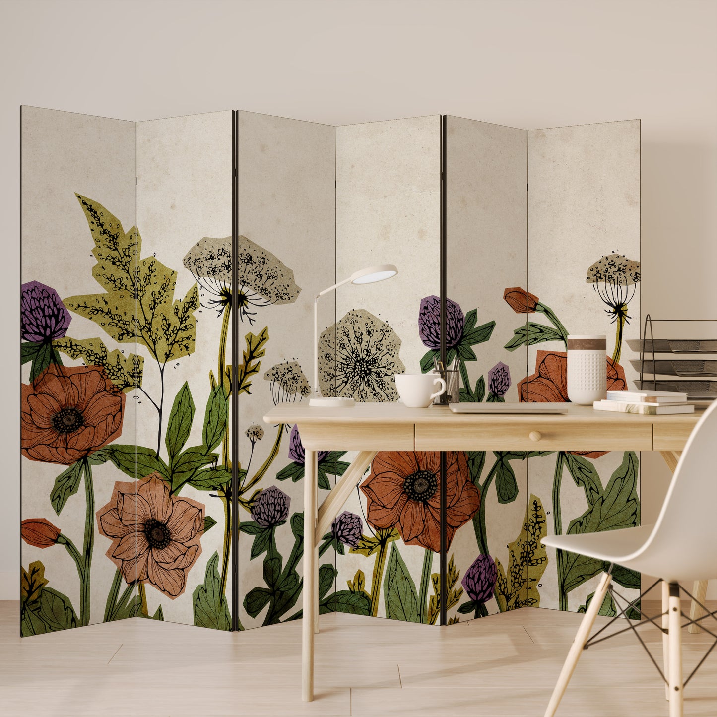 SPROUT ELEGANCE Biombo de 6 paneles