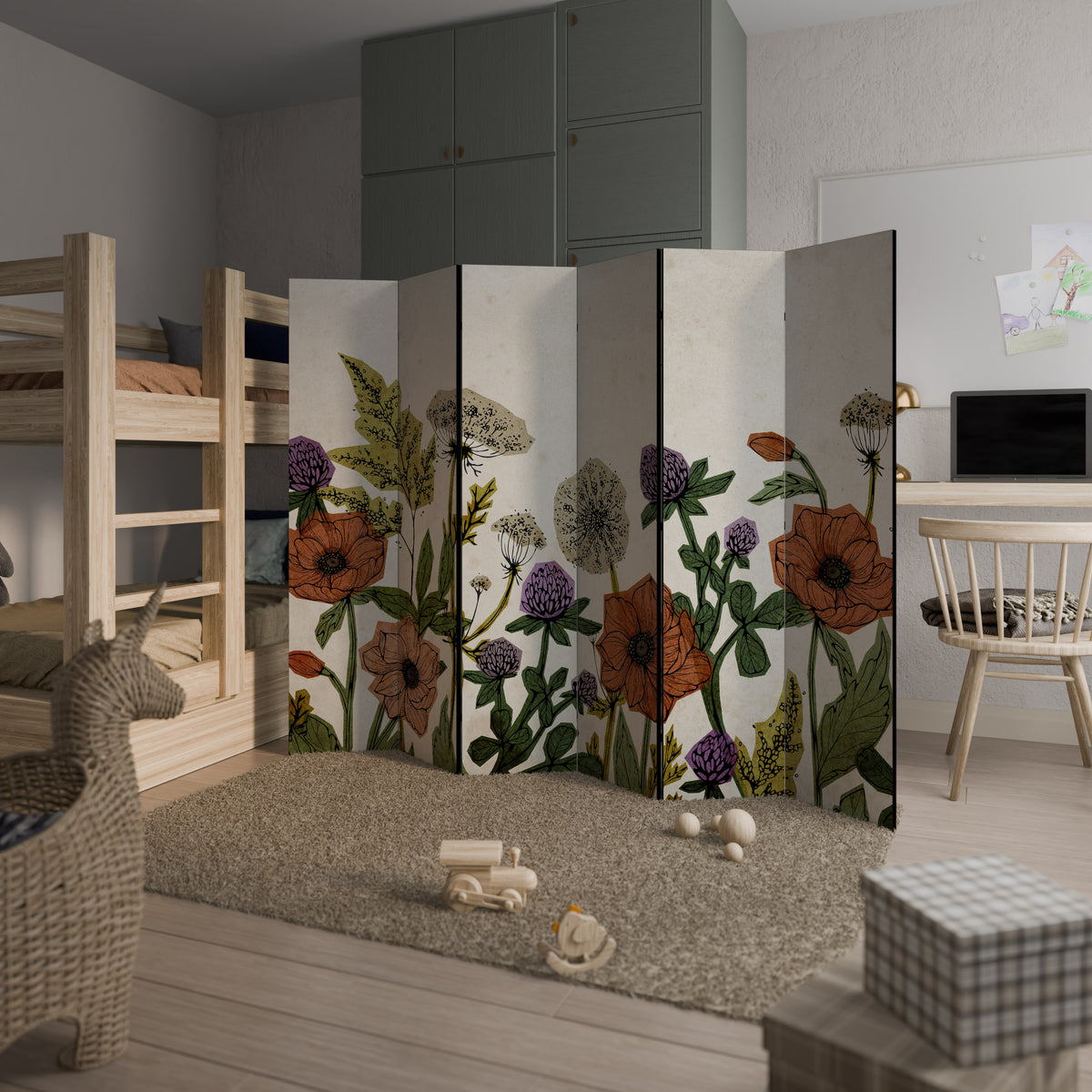 SPROUT ELEGANCE Biombo de 6 paneles