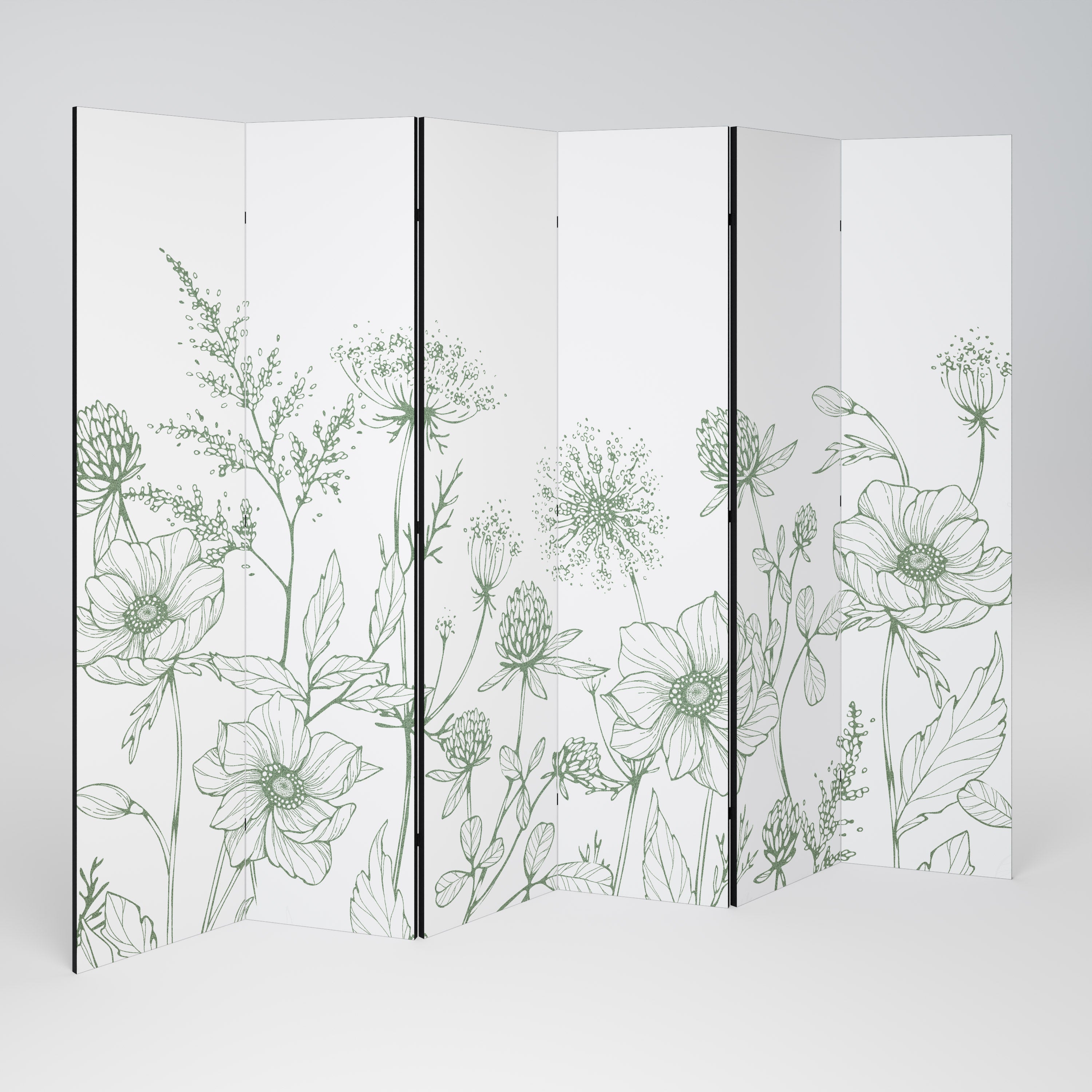 WILDER BEAUTY 6-Panel Room Divider