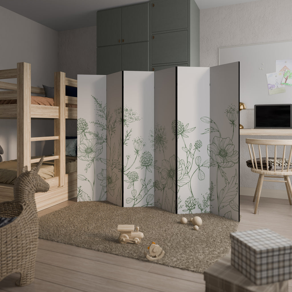 WILDER BEAUTY Decorative 6-Panel Room Divider