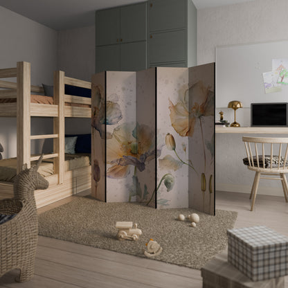 SOFTEN POPPY 5-Panel Room Divider