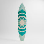 BARBADOS BLUE Surfboard Decorative Panel
