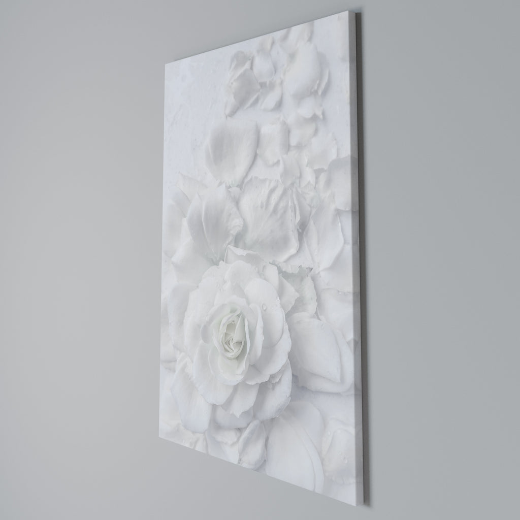 ELEGANCE IN CLARITY Vertical Canvas Print