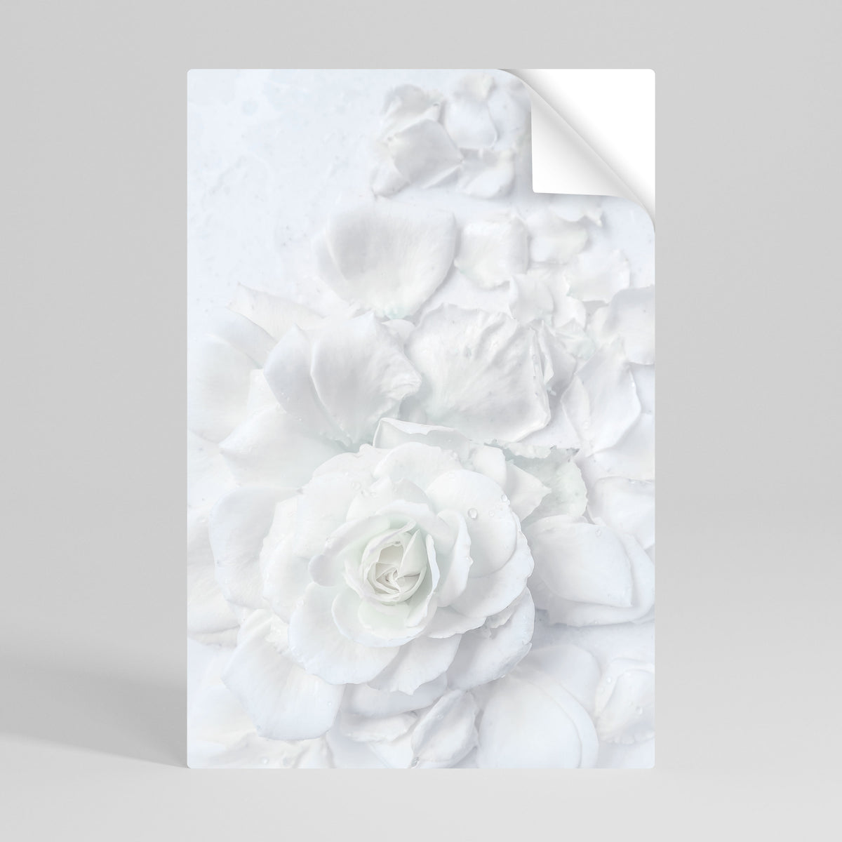 ELEGANCE IN CLARITY Póster adhesivo vertical
