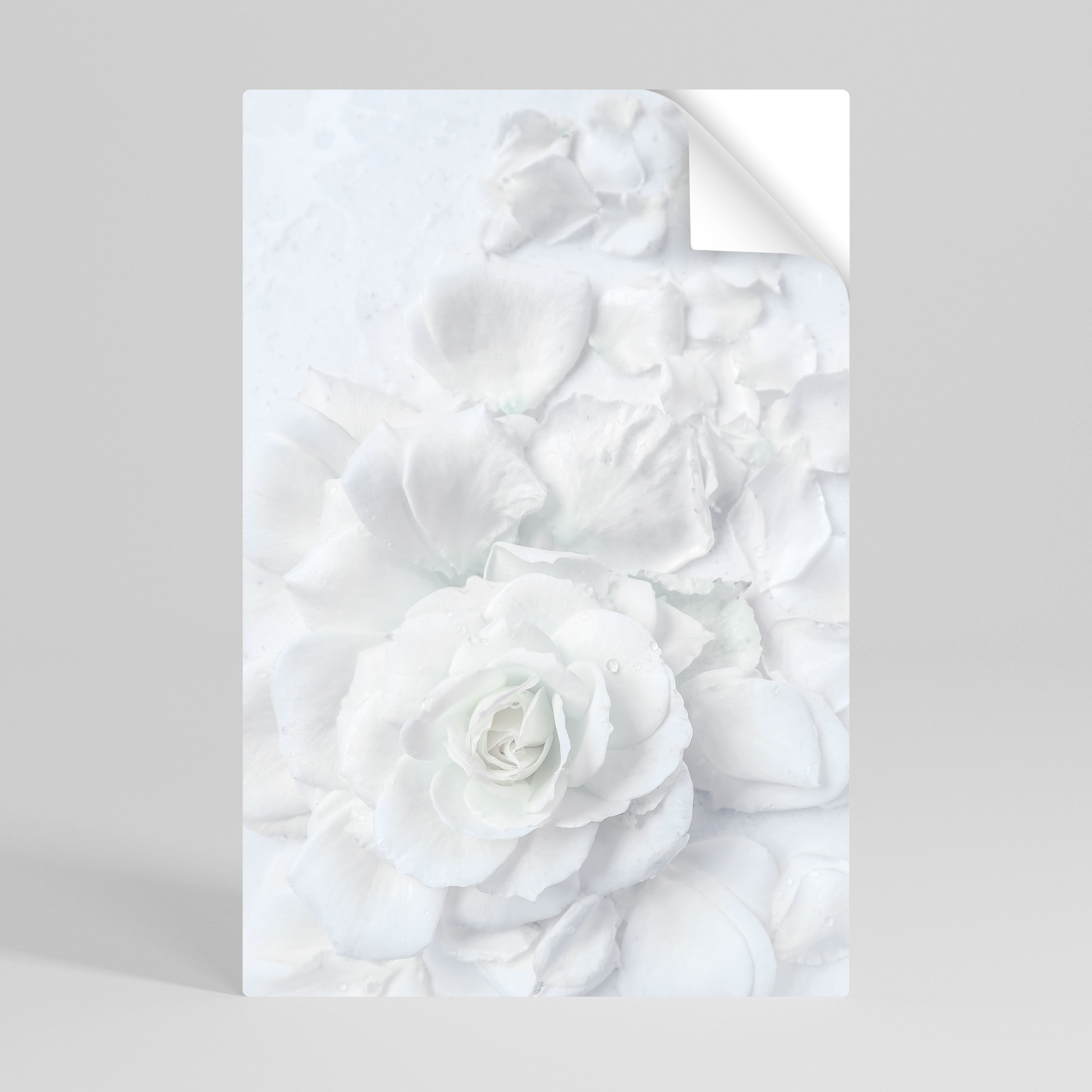 ELEGANCE IN CLARITY Peel and Stick Vertical Poster