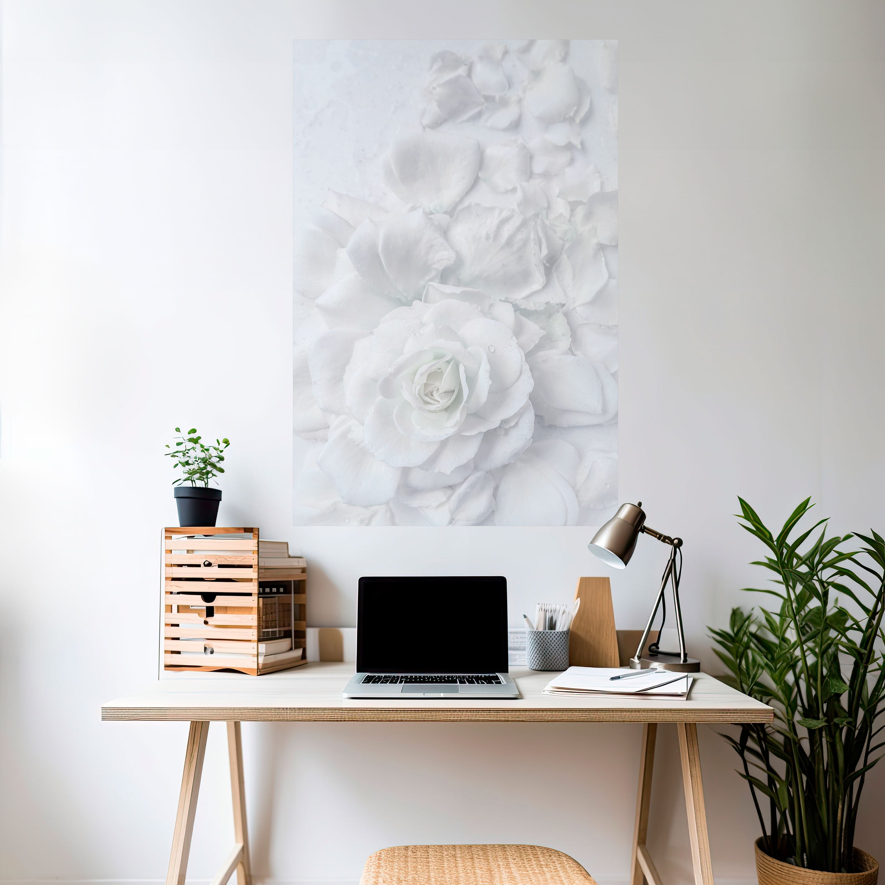 ELEGANCE IN CLARITY Peel and Stick Vertical Poster