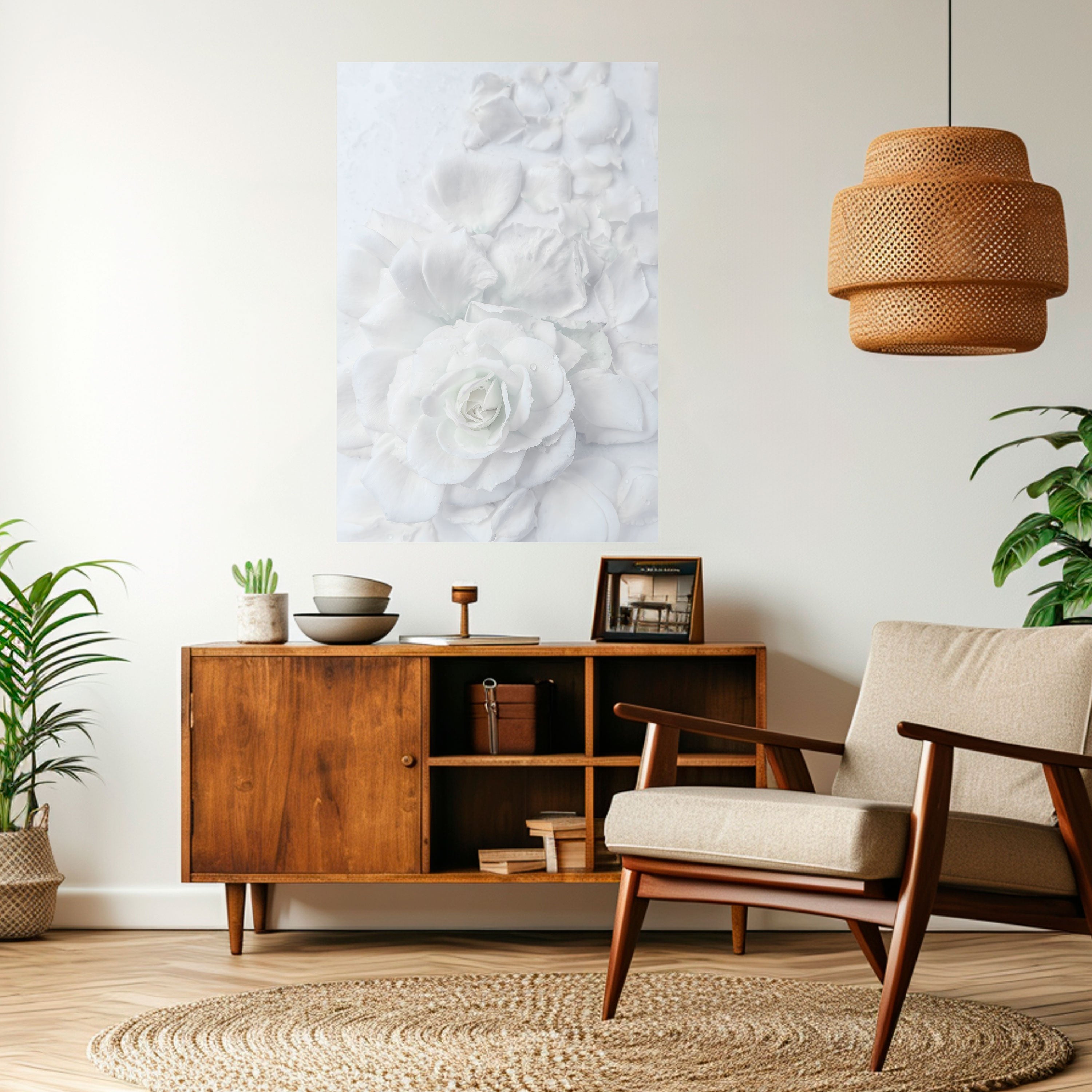 ELEGANCE IN CLARITY Peel and Stick Vertical Poster