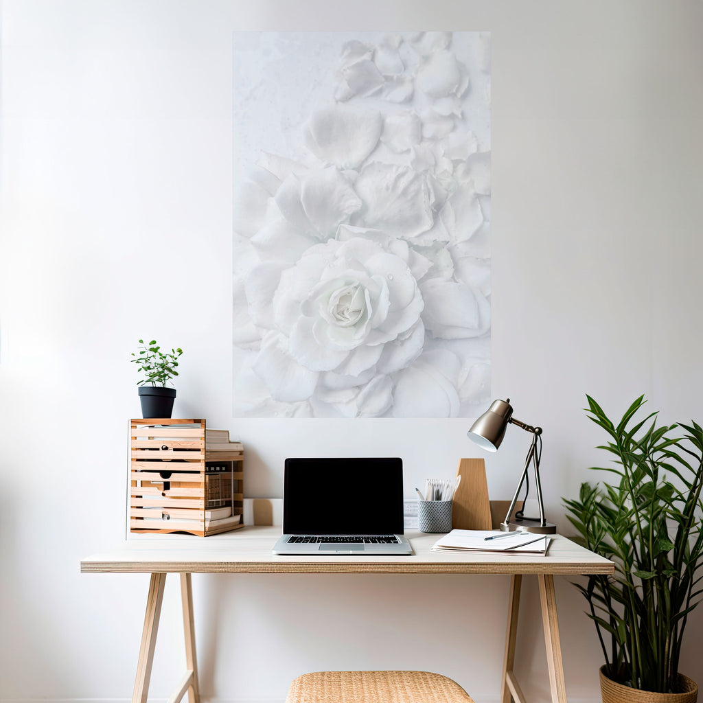 ELEGANCE IN CLARITY Peel and Stick Vertical Poster