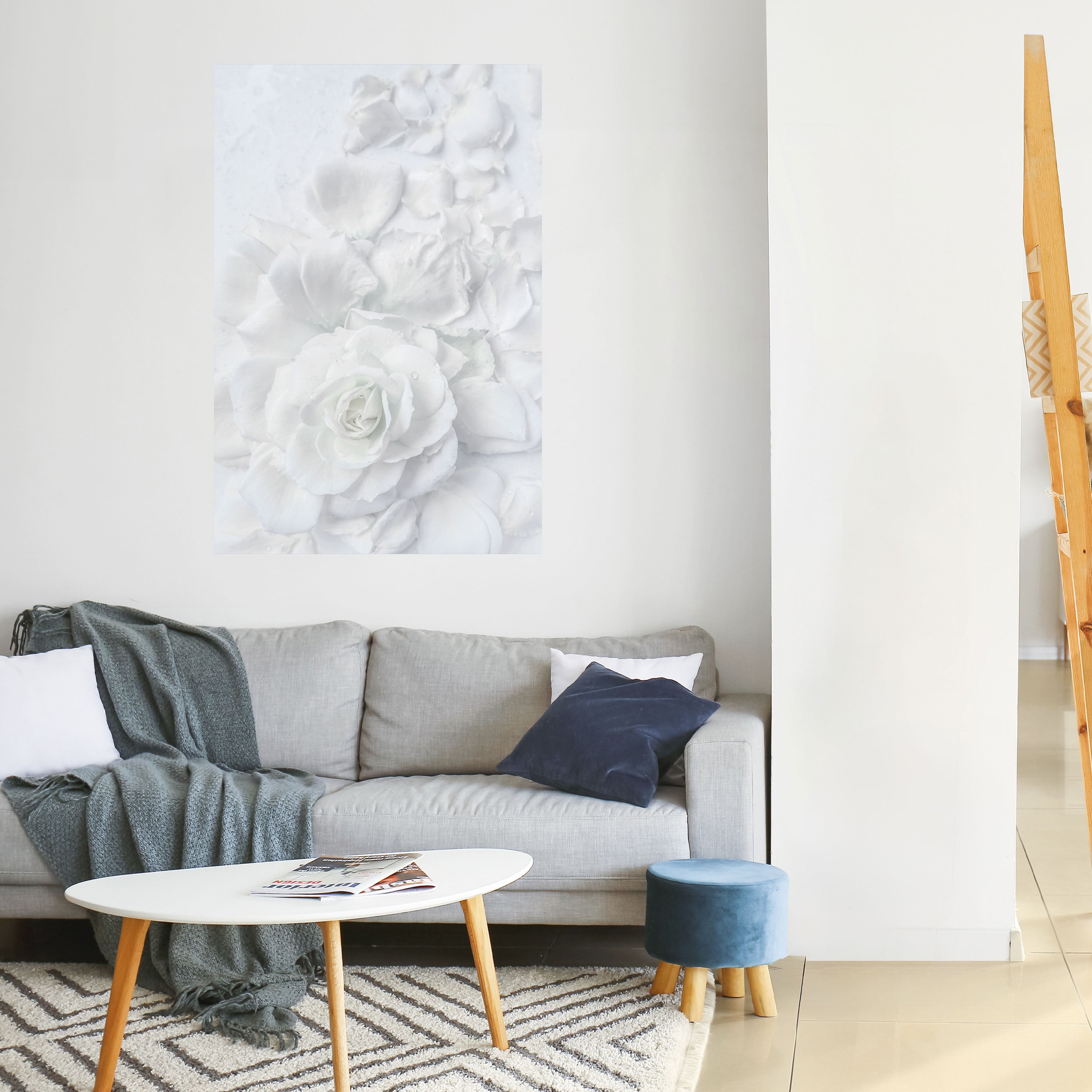 ELEGANCE IN CLARITY Peel and Stick Vertical Poster