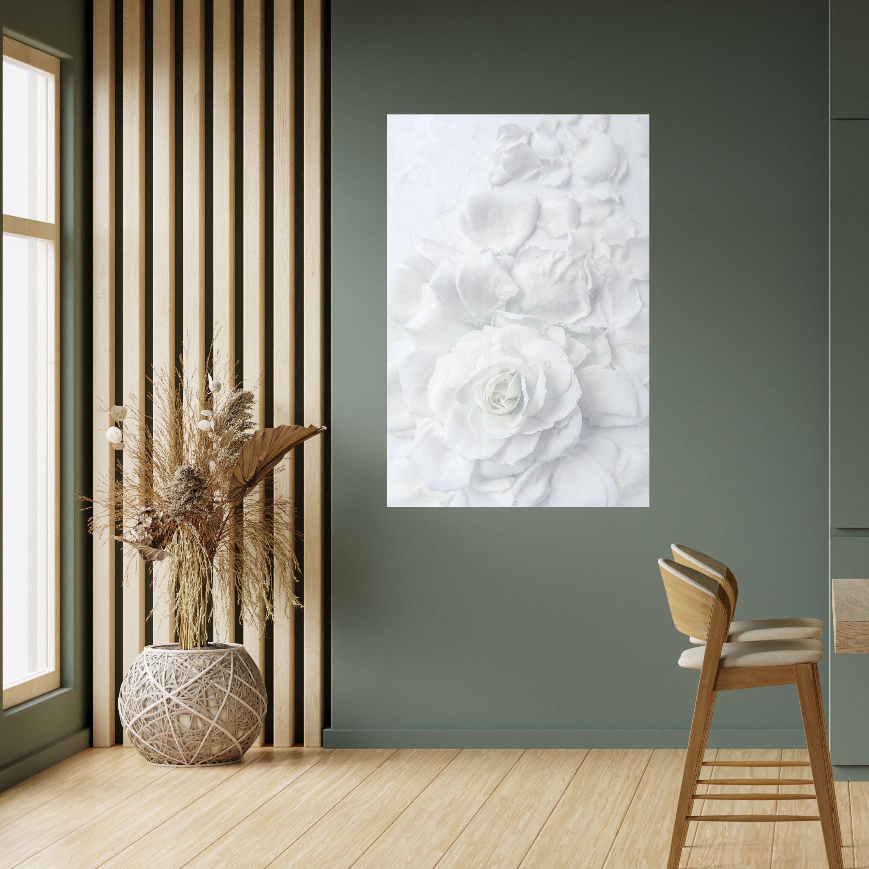 ELEGANCE IN CLARITY Peel and Stick Vertical Poster