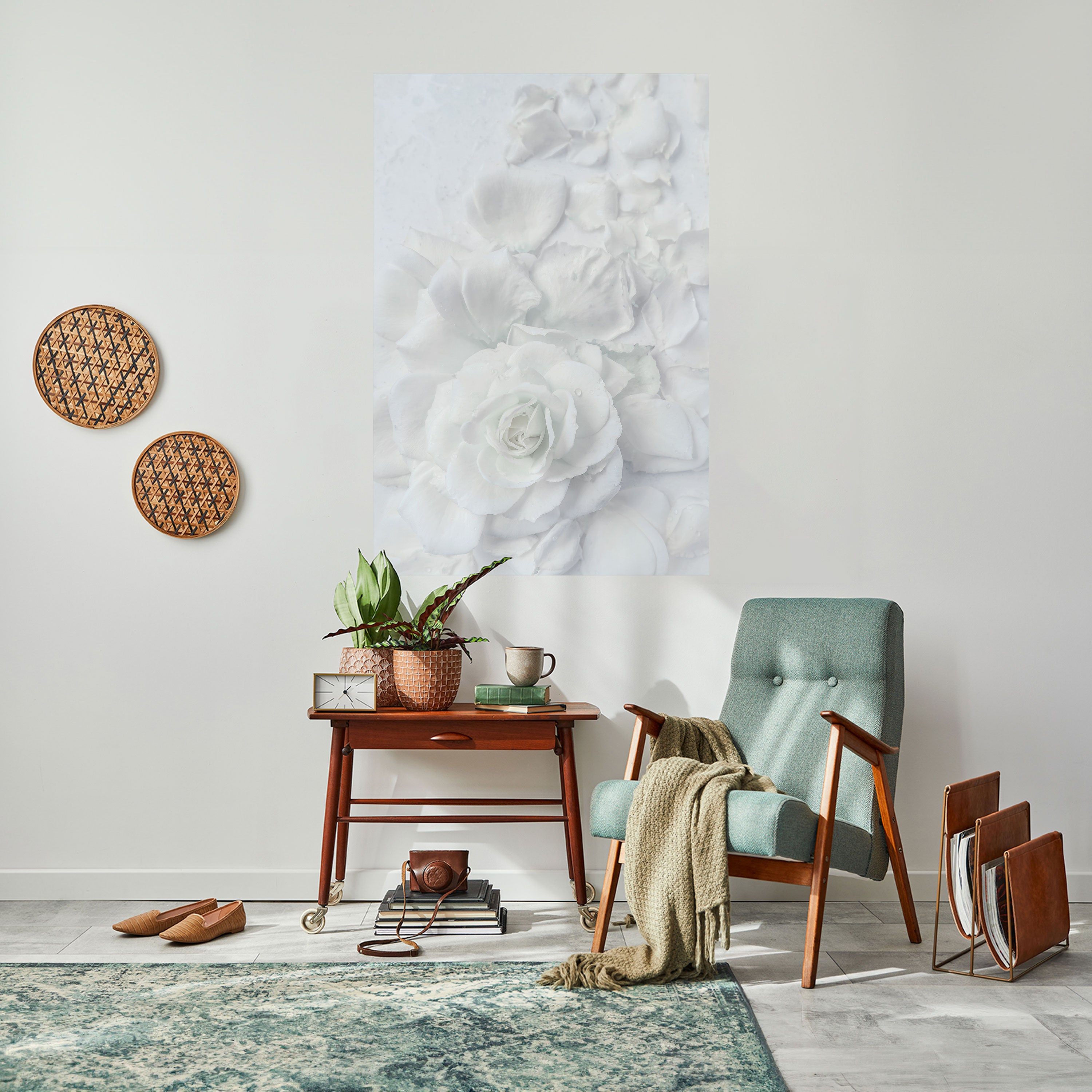 ELEGANCE IN CLARITY Peel and Stick Vertical Poster