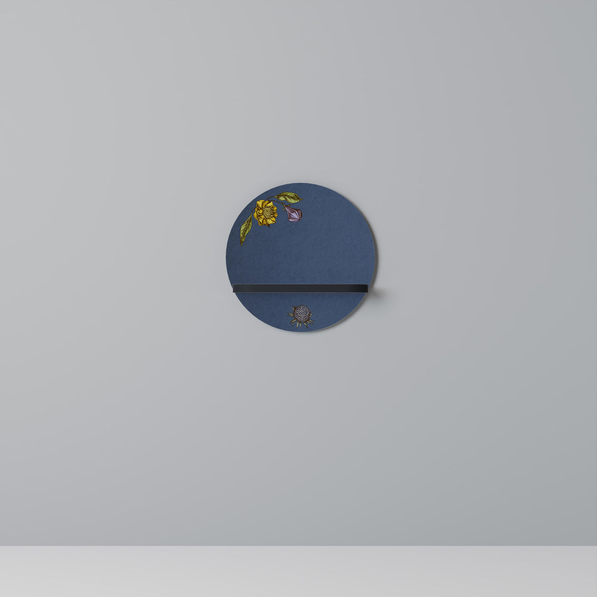 MIDNIGHT FLORA Art Shelf