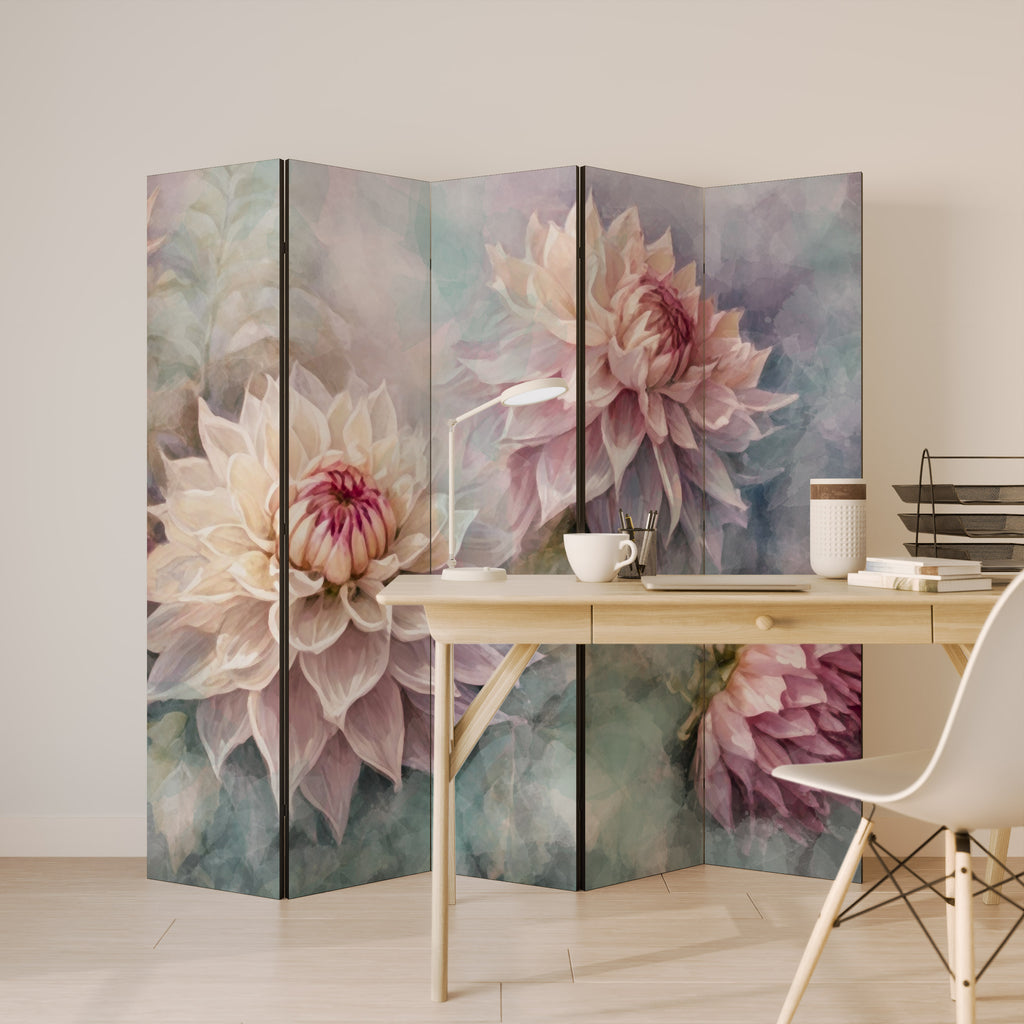 LUMINOUS GARDEN Decorative 5-Panel Room Divider
