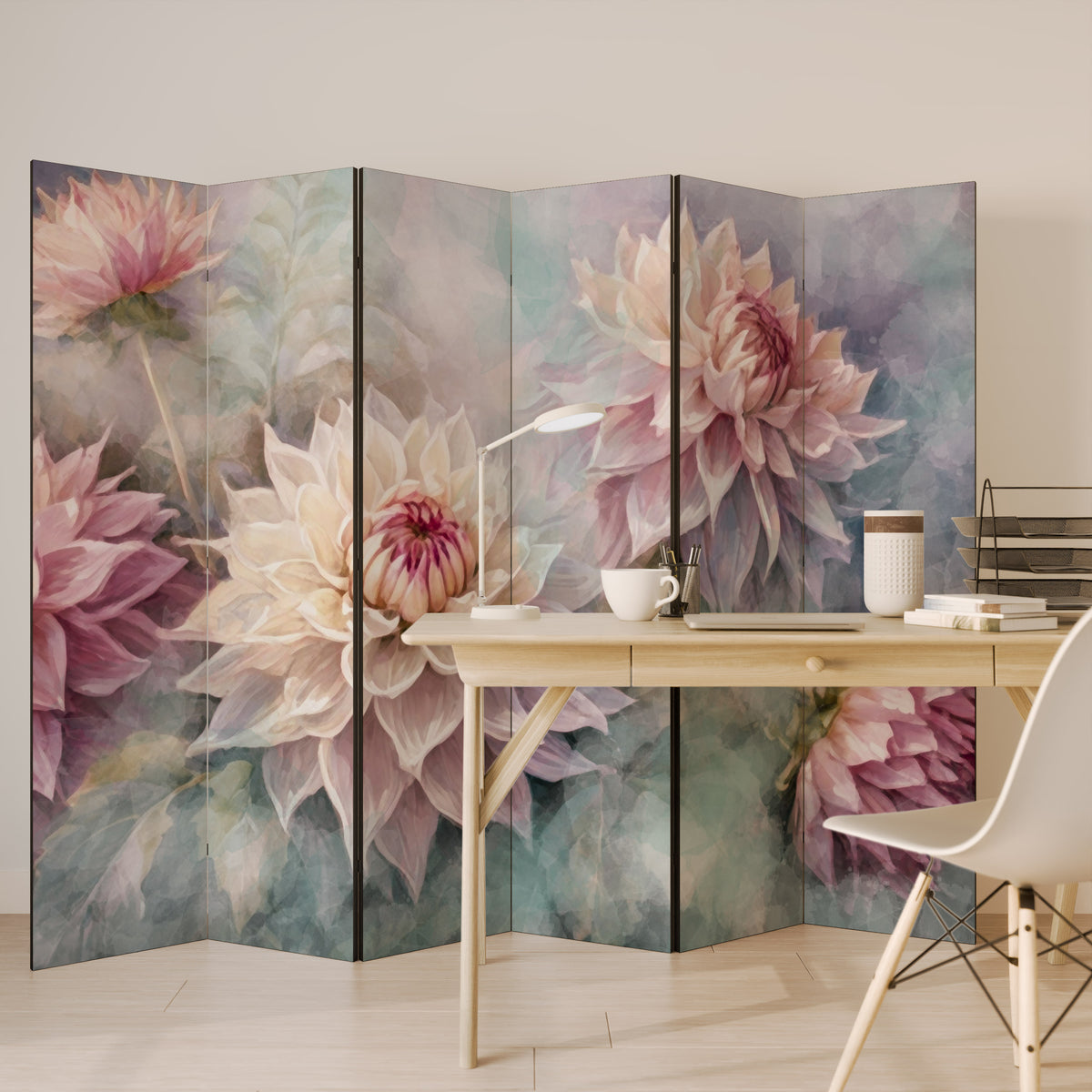 LUMINOUS GARDEN Biombo de 6 paneles