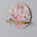 CHERRY BLOSSOM Estante Redondo Decorativo en Efecto Roble