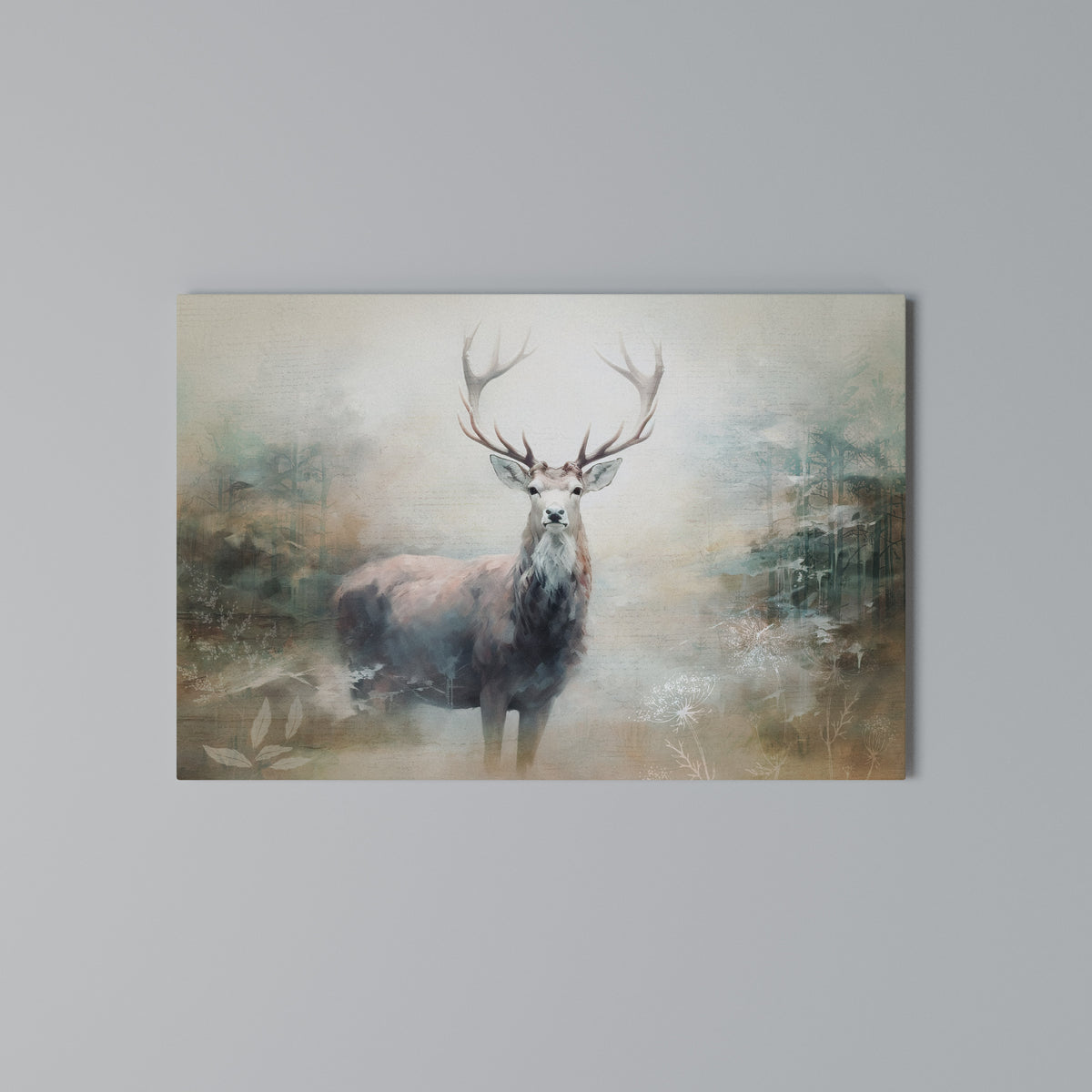 FOREST KING Cuadro en lienzo horizontal