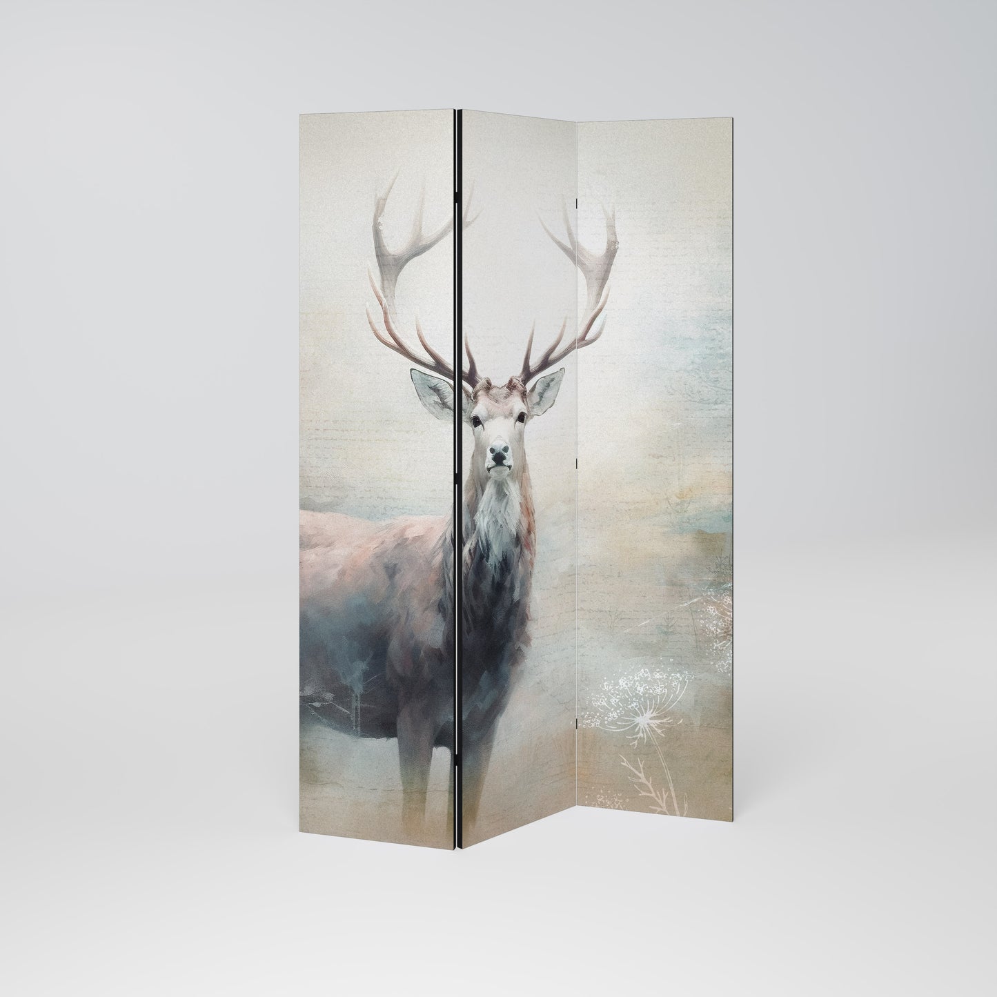 FOREST KING Biombo de 3 paneles