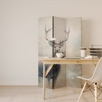 FOREST KING Biombo de 3 paneles